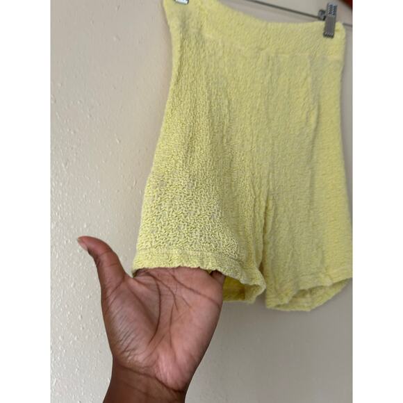 Urban Outfitters Out From Under Yellow Textured Bike Shorts Size Small - Picture 4 of 6